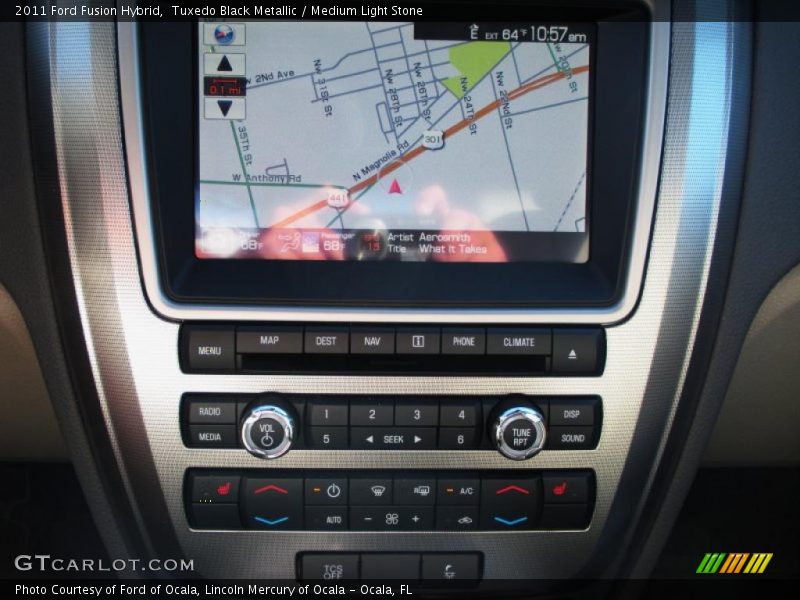 Navigation of 2011 Fusion Hybrid