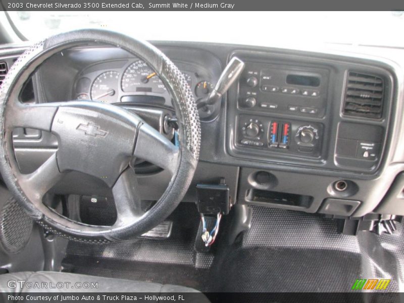 Summit White / Medium Gray 2003 Chevrolet Silverado 3500 Extended Cab
