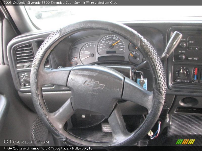 Summit White / Medium Gray 2003 Chevrolet Silverado 3500 Extended Cab