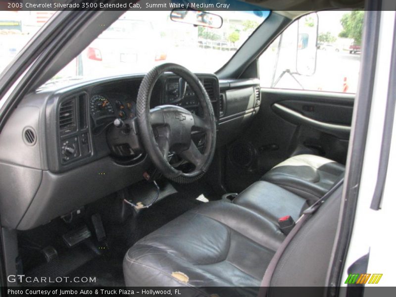 Summit White / Medium Gray 2003 Chevrolet Silverado 3500 Extended Cab