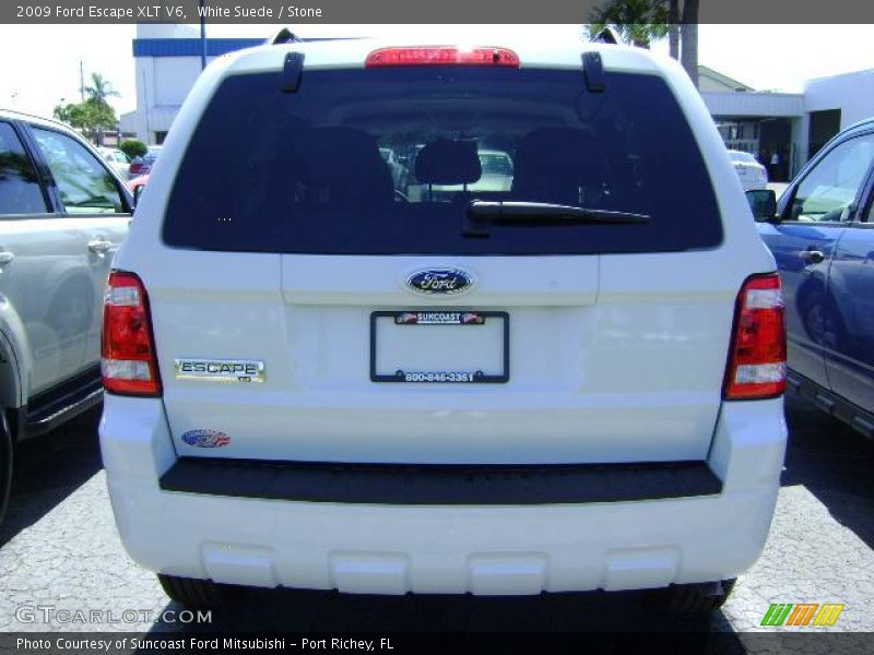 White Suede / Stone 2009 Ford Escape XLT V6
