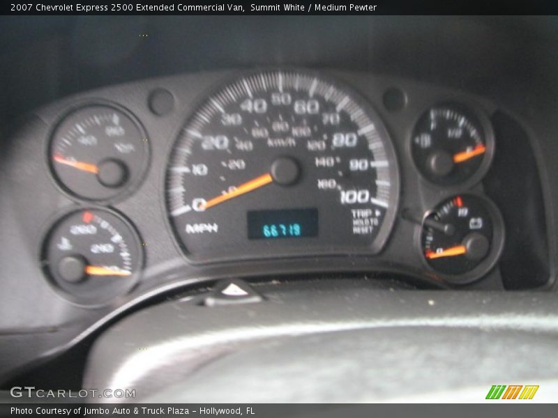 Summit White / Medium Pewter 2007 Chevrolet Express 2500 Extended Commercial Van