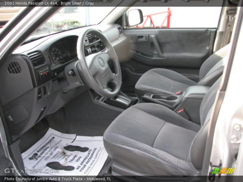 2001 Passport LX 4x4 Gray Interior