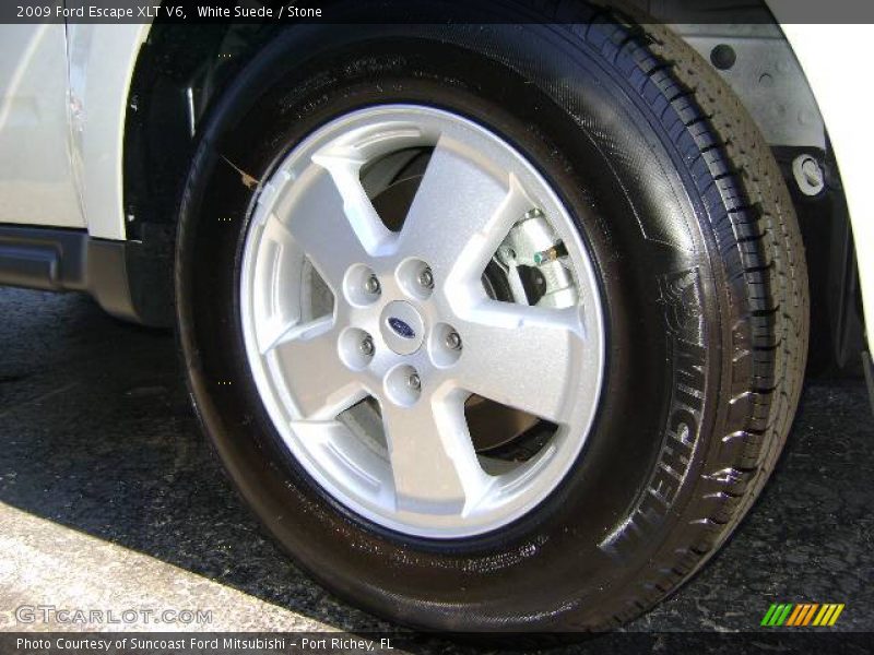White Suede / Stone 2009 Ford Escape XLT V6