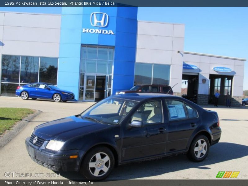 Atlantic Blue Mica / Beige 1999 Volkswagen Jetta GLS Sedan