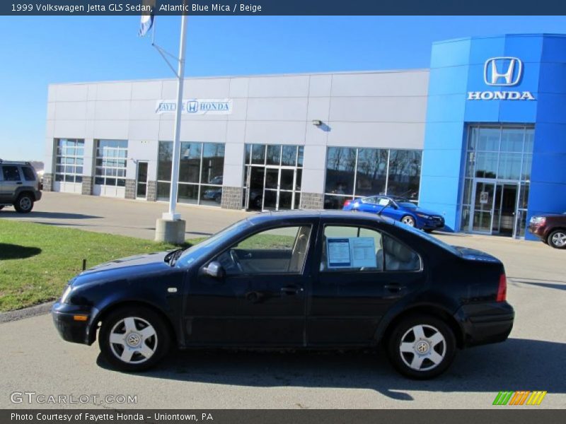 Atlantic Blue Mica / Beige 1999 Volkswagen Jetta GLS Sedan