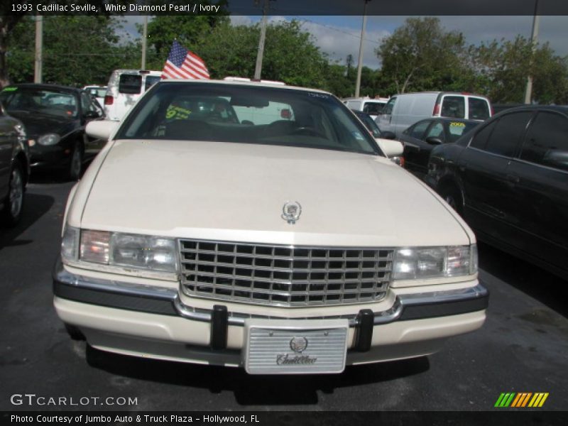 White Diamond Pearl / Ivory 1993 Cadillac Seville