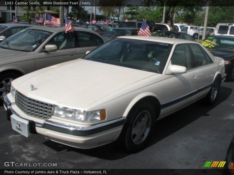 White Diamond Pearl / Ivory 1993 Cadillac Seville