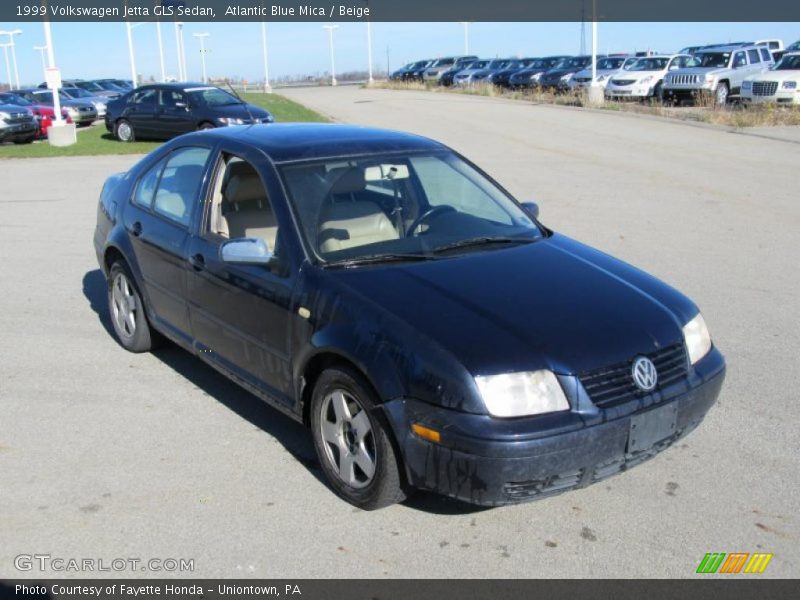 Atlantic Blue Mica / Beige 1999 Volkswagen Jetta GLS Sedan