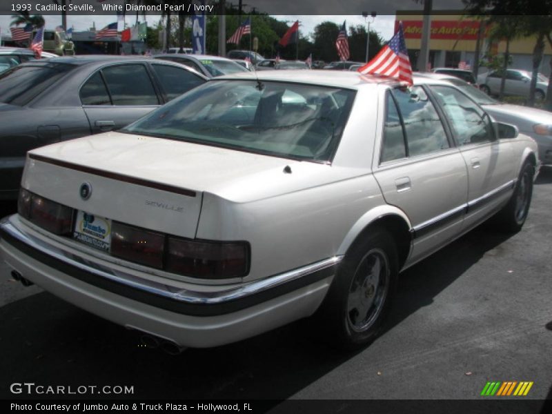 White Diamond Pearl / Ivory 1993 Cadillac Seville