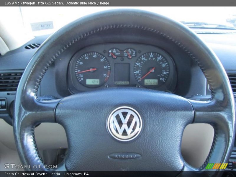 Atlantic Blue Mica / Beige 1999 Volkswagen Jetta GLS Sedan