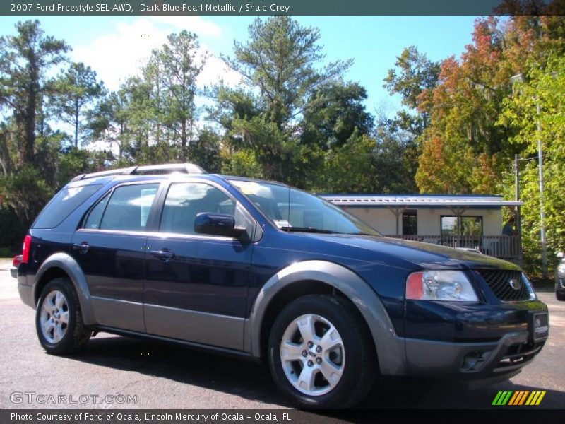Dark Blue Pearl Metallic / Shale Grey 2007 Ford Freestyle SEL AWD