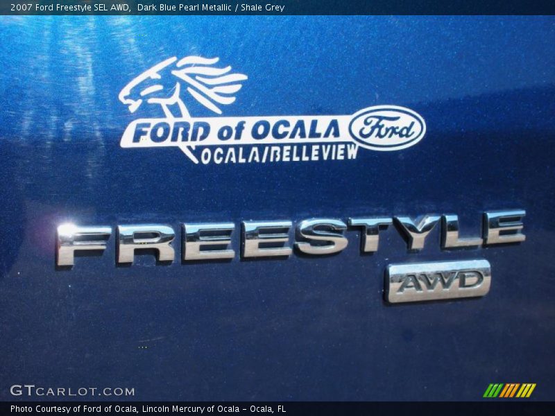 Dark Blue Pearl Metallic / Shale Grey 2007 Ford Freestyle SEL AWD