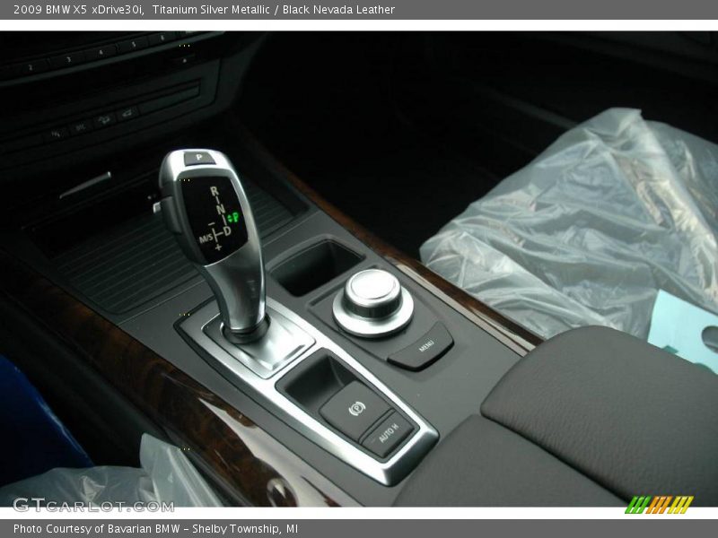 Titanium Silver Metallic / Black Nevada Leather 2009 BMW X5 xDrive30i
