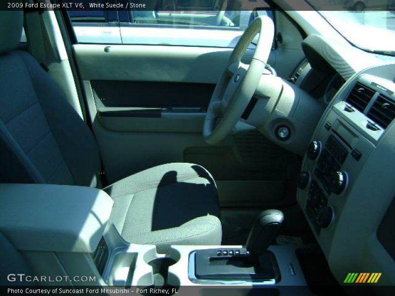 White Suede / Stone 2009 Ford Escape XLT V6