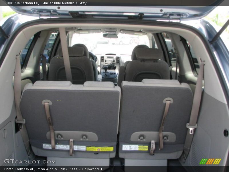 Glacier Blue Metallic / Gray 2008 Kia Sedona LX