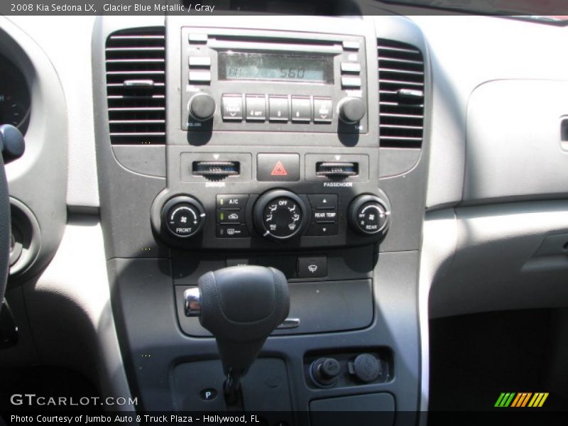 Glacier Blue Metallic / Gray 2008 Kia Sedona LX