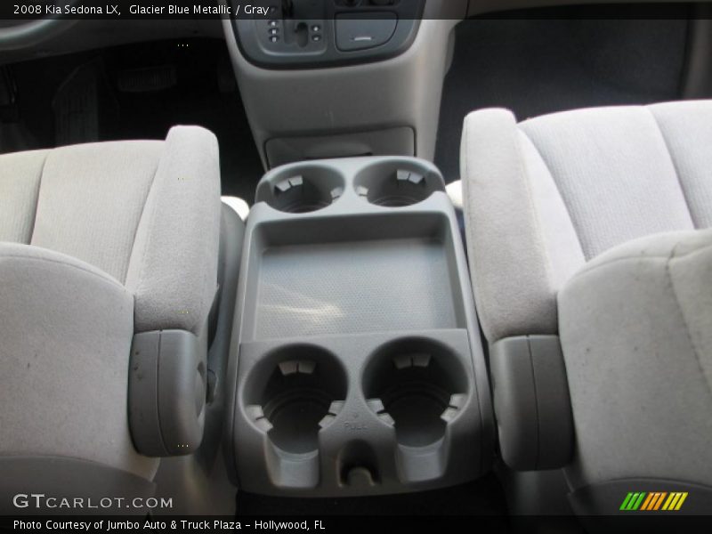 Glacier Blue Metallic / Gray 2008 Kia Sedona LX