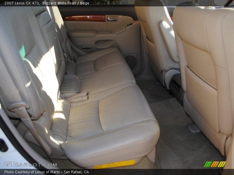 Blizzard White Pearl / Beige 2007 Lexus GX 470