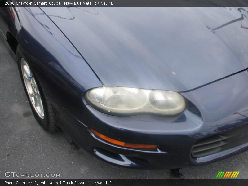 Navy Blue Metallic / Neutral 2000 Chevrolet Camaro Coupe