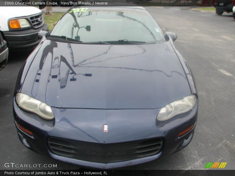 Navy Blue Metallic / Neutral 2000 Chevrolet Camaro Coupe