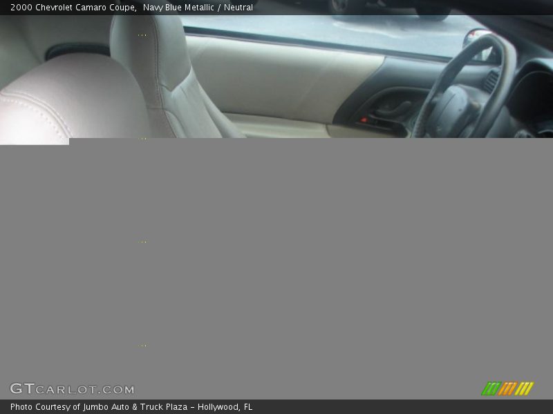 Navy Blue Metallic / Neutral 2000 Chevrolet Camaro Coupe