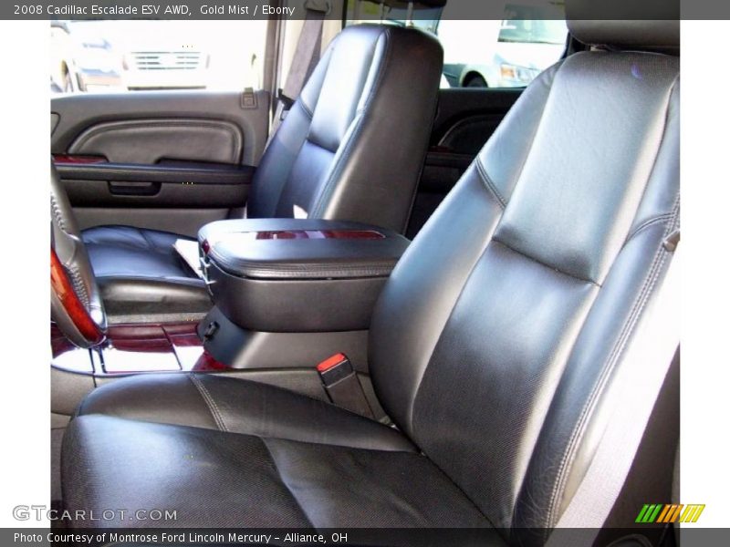Gold Mist / Ebony 2008 Cadillac Escalade ESV AWD