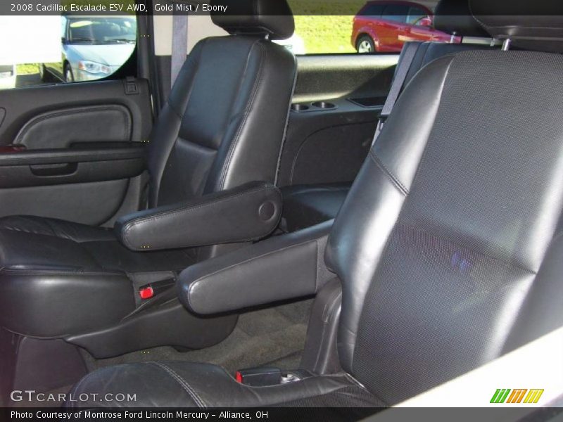 Gold Mist / Ebony 2008 Cadillac Escalade ESV AWD