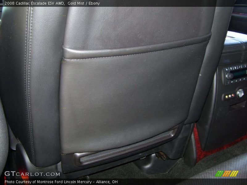 Gold Mist / Ebony 2008 Cadillac Escalade ESV AWD