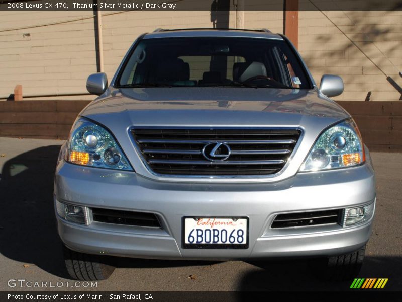 Titanium Silver Metallic / Dark Gray 2008 Lexus GX 470