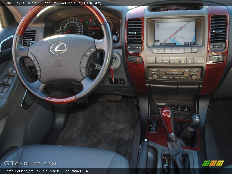 Titanium Silver Metallic / Dark Gray 2008 Lexus GX 470