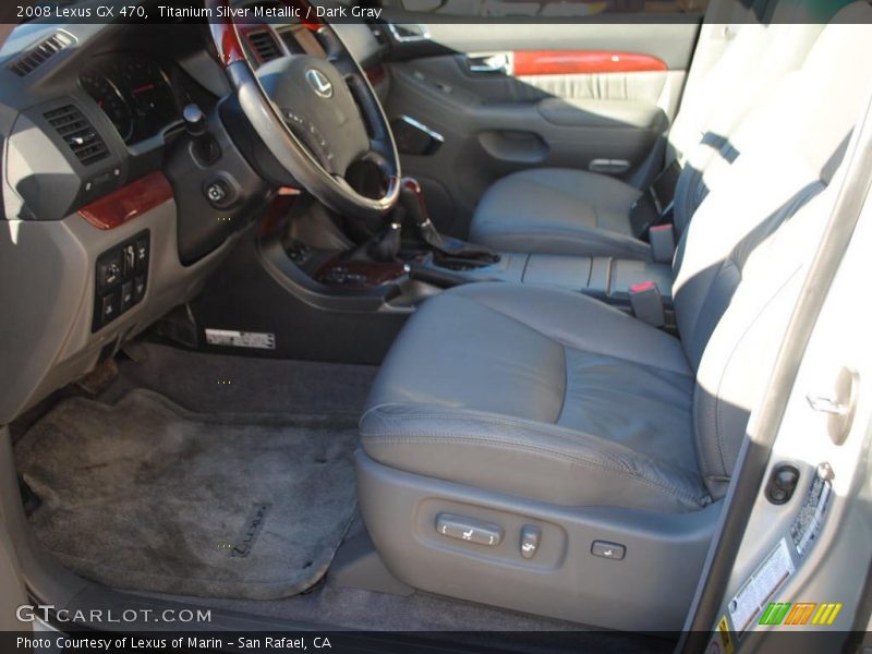 Titanium Silver Metallic / Dark Gray 2008 Lexus GX 470