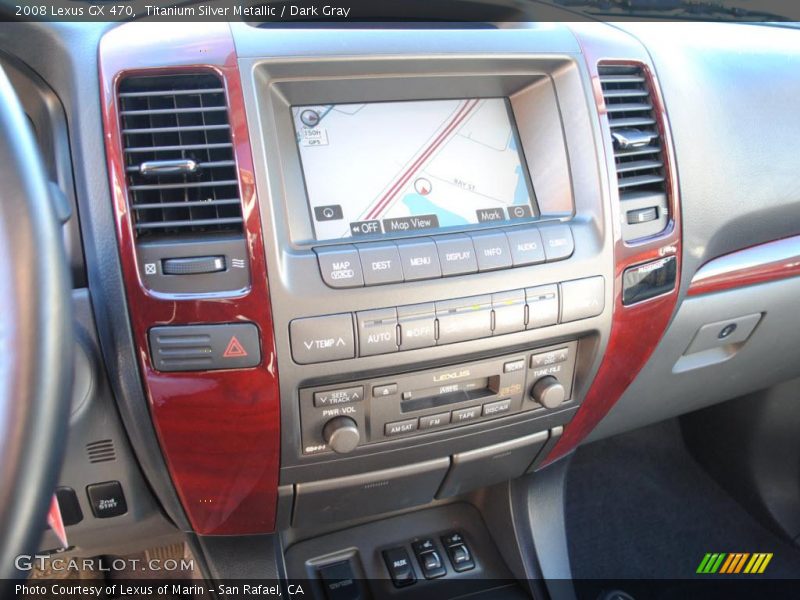Titanium Silver Metallic / Dark Gray 2008 Lexus GX 470