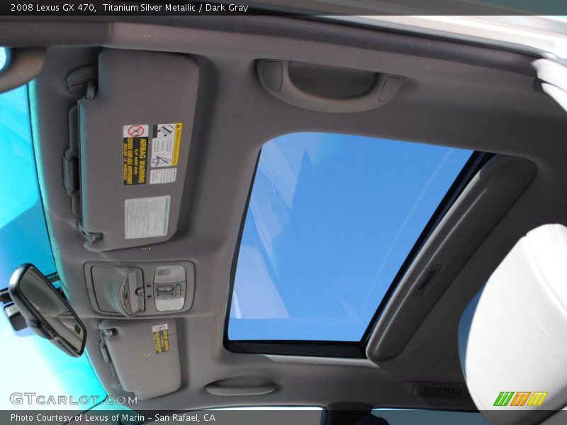 Titanium Silver Metallic / Dark Gray 2008 Lexus GX 470