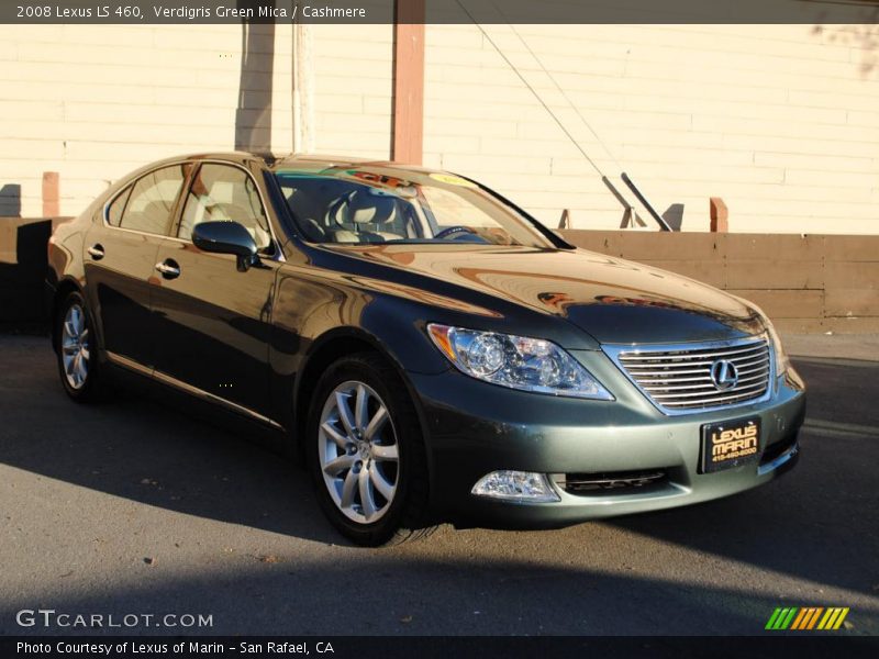 Verdigris Green Mica / Cashmere 2008 Lexus LS 460