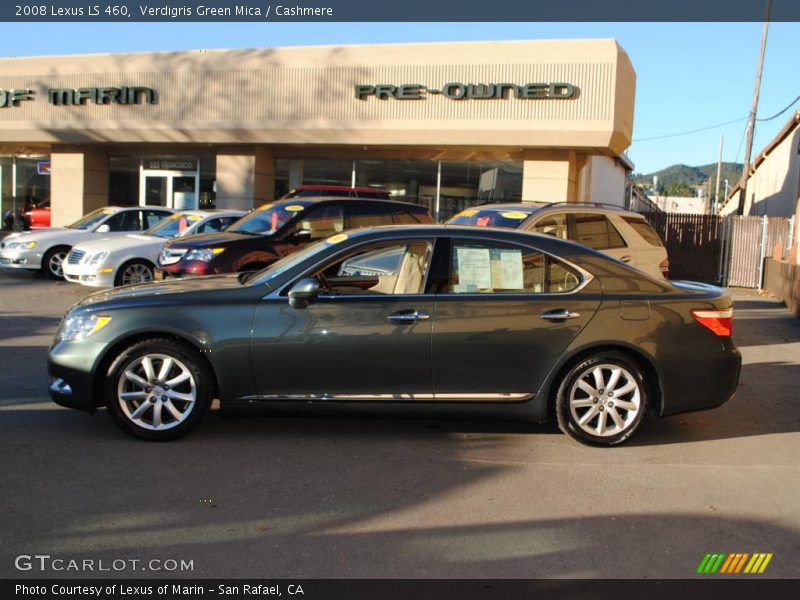 Verdigris Green Mica / Cashmere 2008 Lexus LS 460