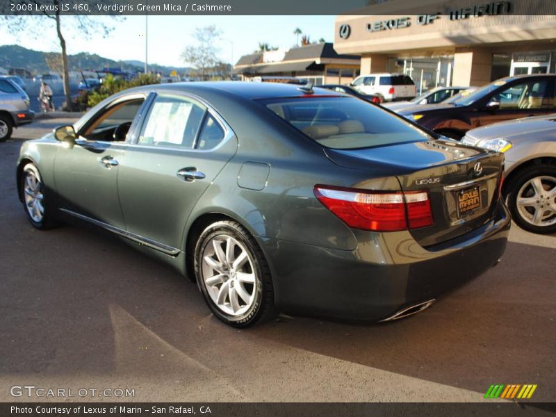 Verdigris Green Mica / Cashmere 2008 Lexus LS 460