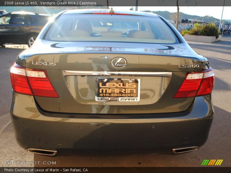 Verdigris Green Mica / Cashmere 2008 Lexus LS 460