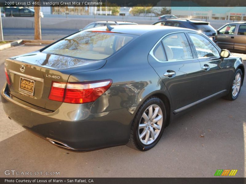 Verdigris Green Mica / Cashmere 2008 Lexus LS 460
