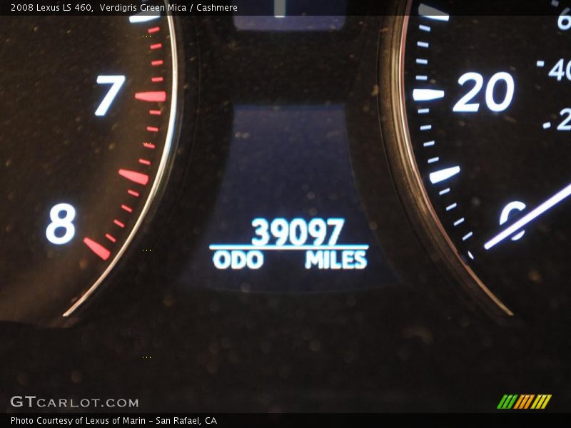 Verdigris Green Mica / Cashmere 2008 Lexus LS 460