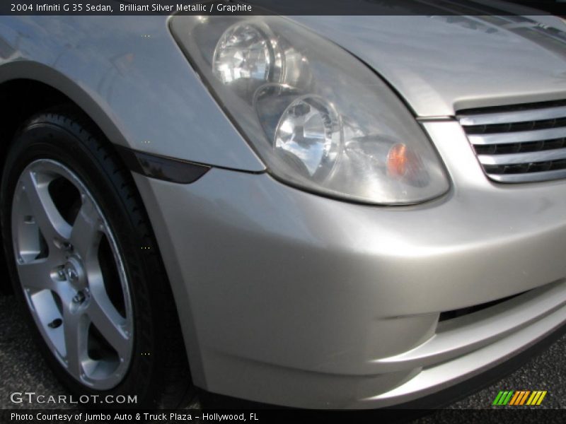 Brilliant Silver Metallic / Graphite 2004 Infiniti G 35 Sedan