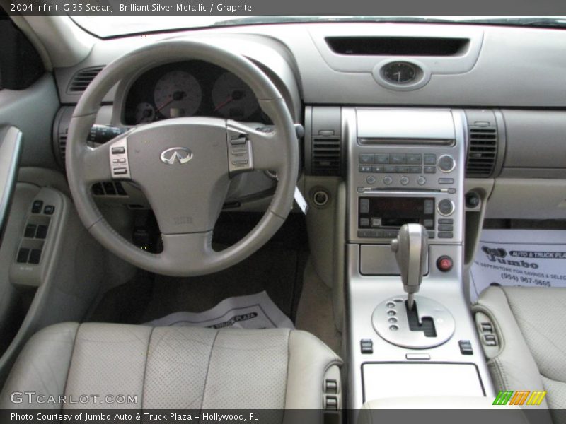 Brilliant Silver Metallic / Graphite 2004 Infiniti G 35 Sedan