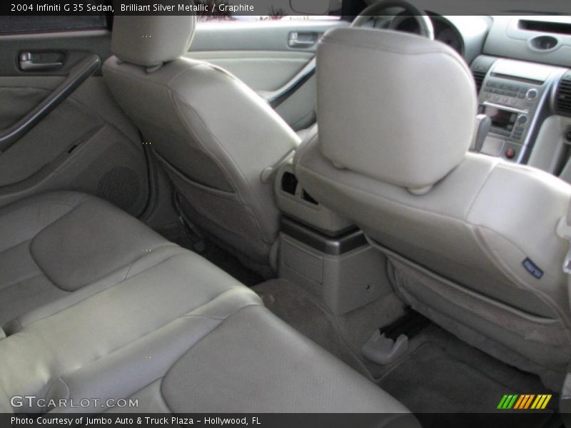 Brilliant Silver Metallic / Graphite 2004 Infiniti G 35 Sedan