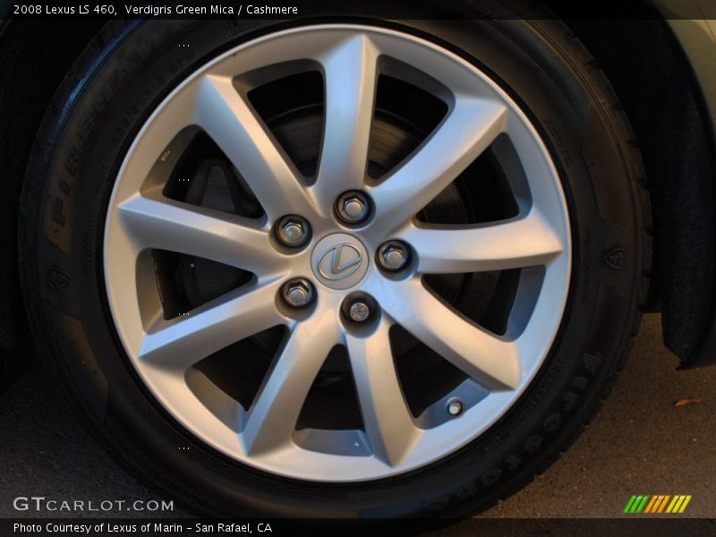 Verdigris Green Mica / Cashmere 2008 Lexus LS 460