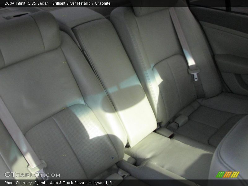 Brilliant Silver Metallic / Graphite 2004 Infiniti G 35 Sedan