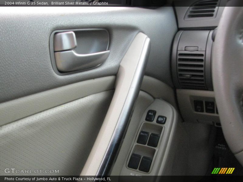 Brilliant Silver Metallic / Graphite 2004 Infiniti G 35 Sedan