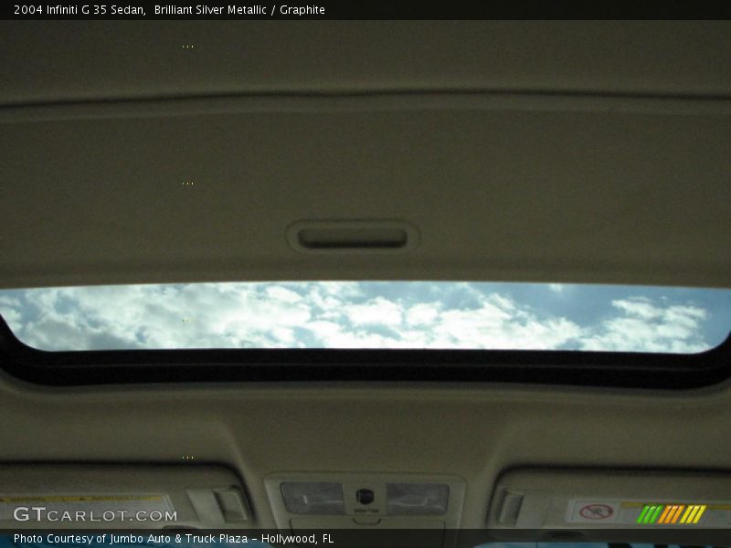Brilliant Silver Metallic / Graphite 2004 Infiniti G 35 Sedan