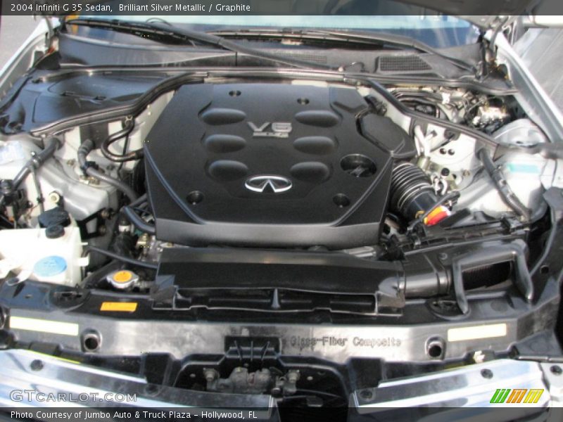 Brilliant Silver Metallic / Graphite 2004 Infiniti G 35 Sedan
