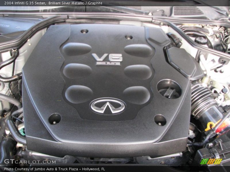 Brilliant Silver Metallic / Graphite 2004 Infiniti G 35 Sedan