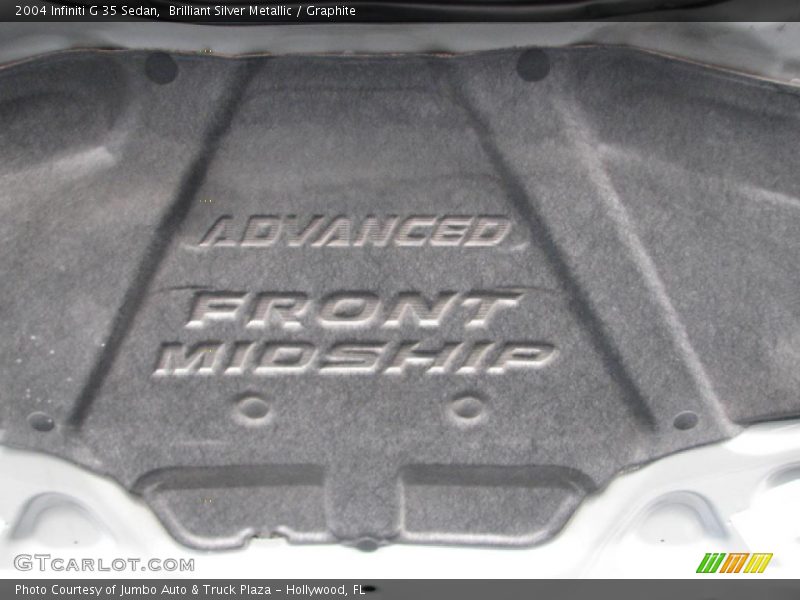 Brilliant Silver Metallic / Graphite 2004 Infiniti G 35 Sedan